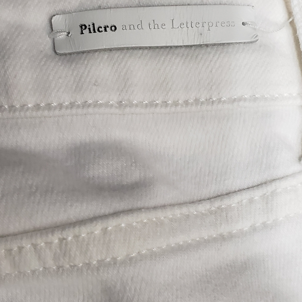 Pilcro and Letterpress by Anthropologie High Rise Skinny Jeans Size 28 - Picture 14 of 16